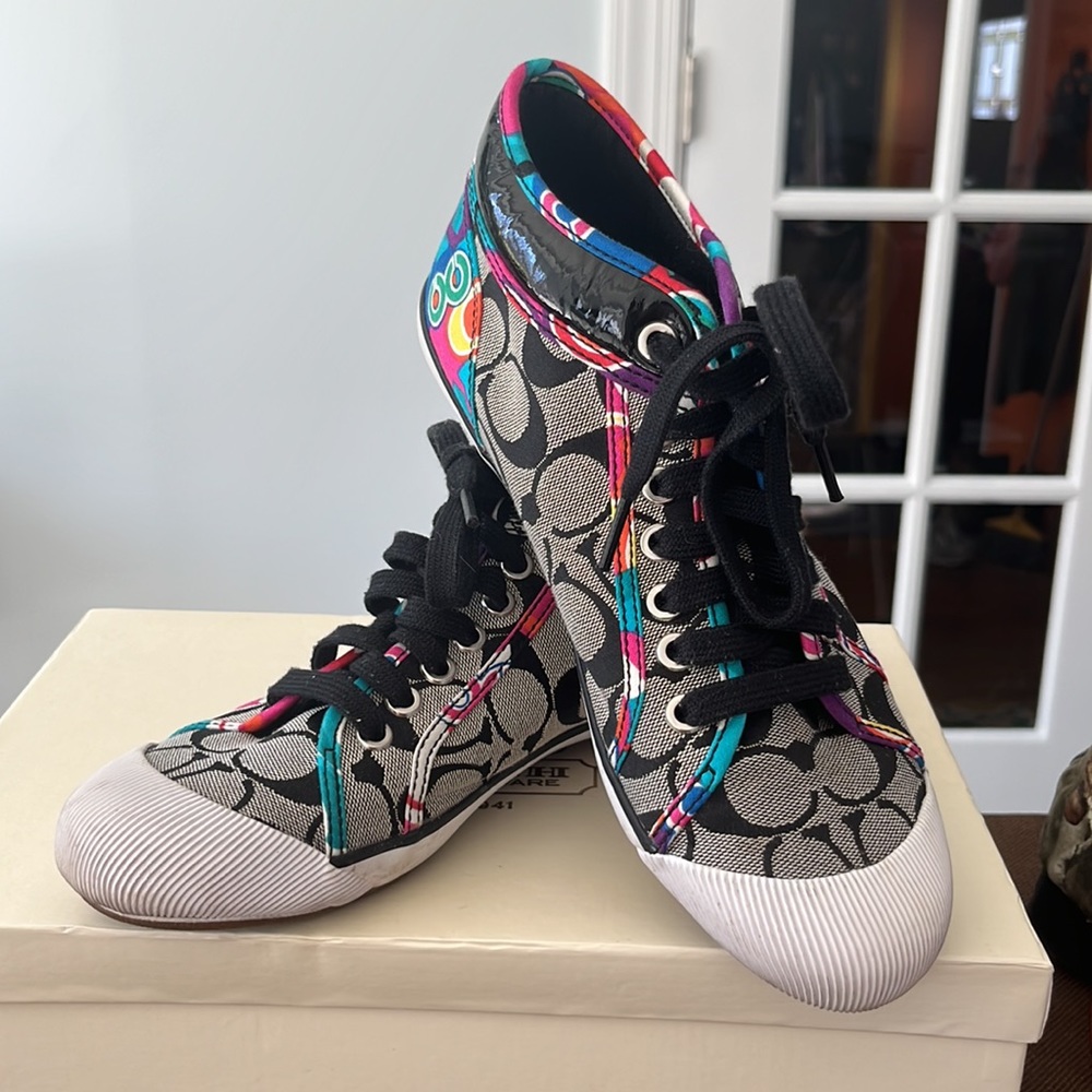 Coach high top sneakers